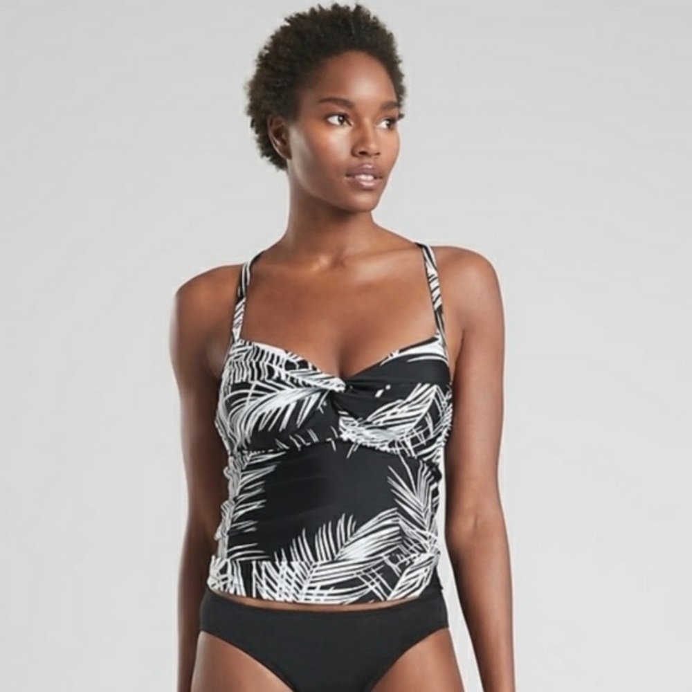 Athleta Retro Palm Swim Tank